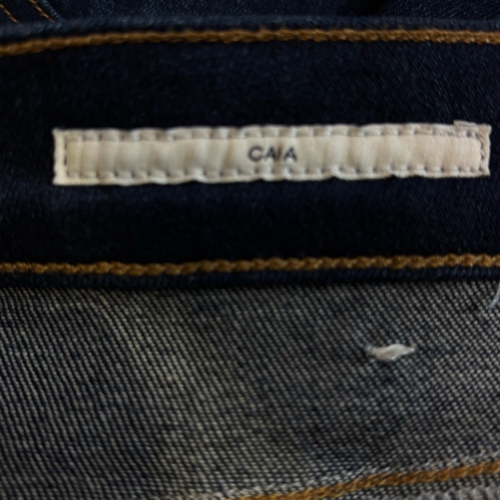 CITIZENS OF HUMANITY Sz 29 Premium Vintage Caia Dark Blue Straight-Leg Jeans - Picture 9 of 12